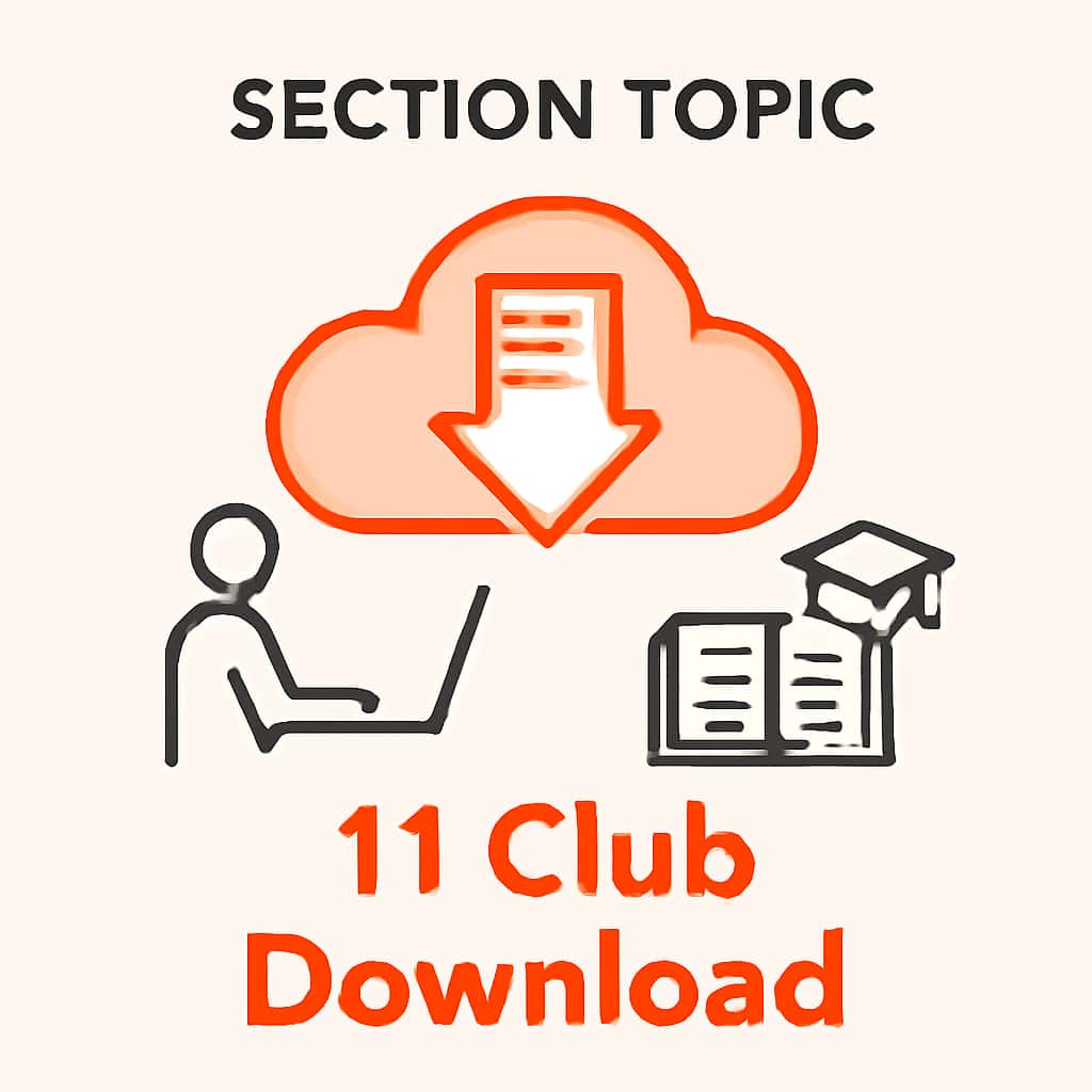 Diagram illustrating the download process for 11 Club