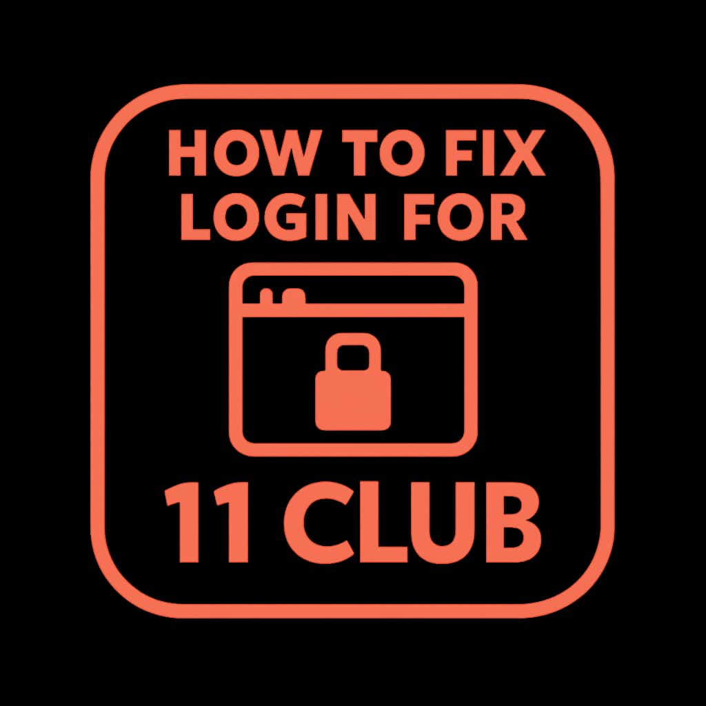 An icon symbolizing assistance for 11 Club login issues.