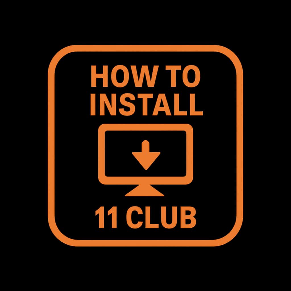 Icon concept for How to Install 11 Club